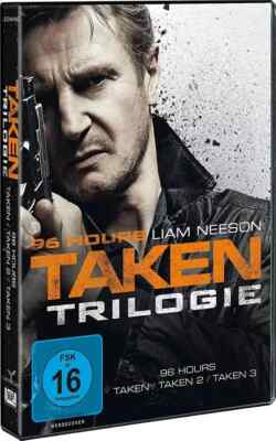 96 Hours - Taken 1-3 - Trilogie - DVD-BOX - OVP!