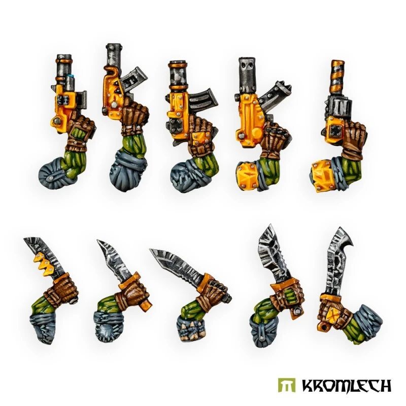 Kromlech Orc Mercenaries Knives and Pistols (10) Brand New KRCB386