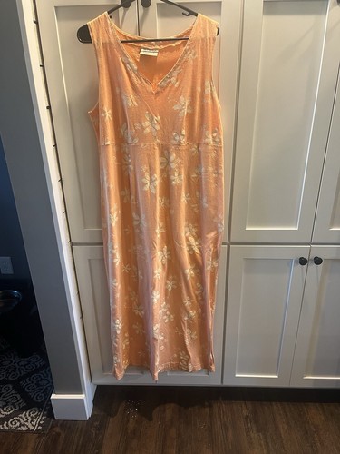 FRESH PRODUCE Artsy Long Cotton Sundress, Sz M