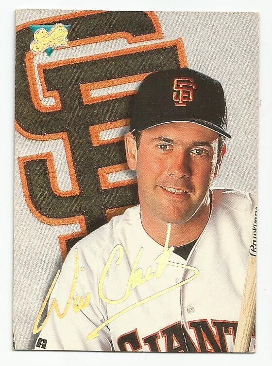 Will Clark auto 証明書有 1990 Score Will Clark Auto