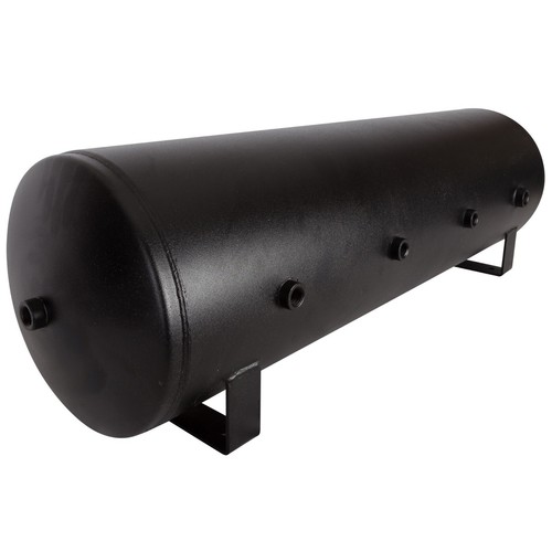 HornAir USA Made 20-Gallon 7-Port Steel Air Tank for Train Horns & Onboard Air - Picture 2 of 4