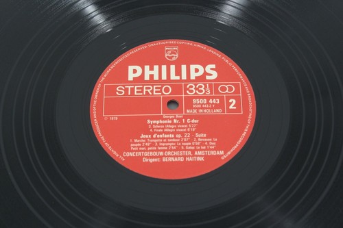 Philips Deluxe 9500 443 Bernard Haitink Bizet Symphony in C Jeux D'enfants LP - Picture 5 of 6