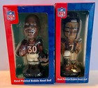 Brand New John Elway & Terrell Davis Denver Broncos Bobbleheads Bobble Dobbles