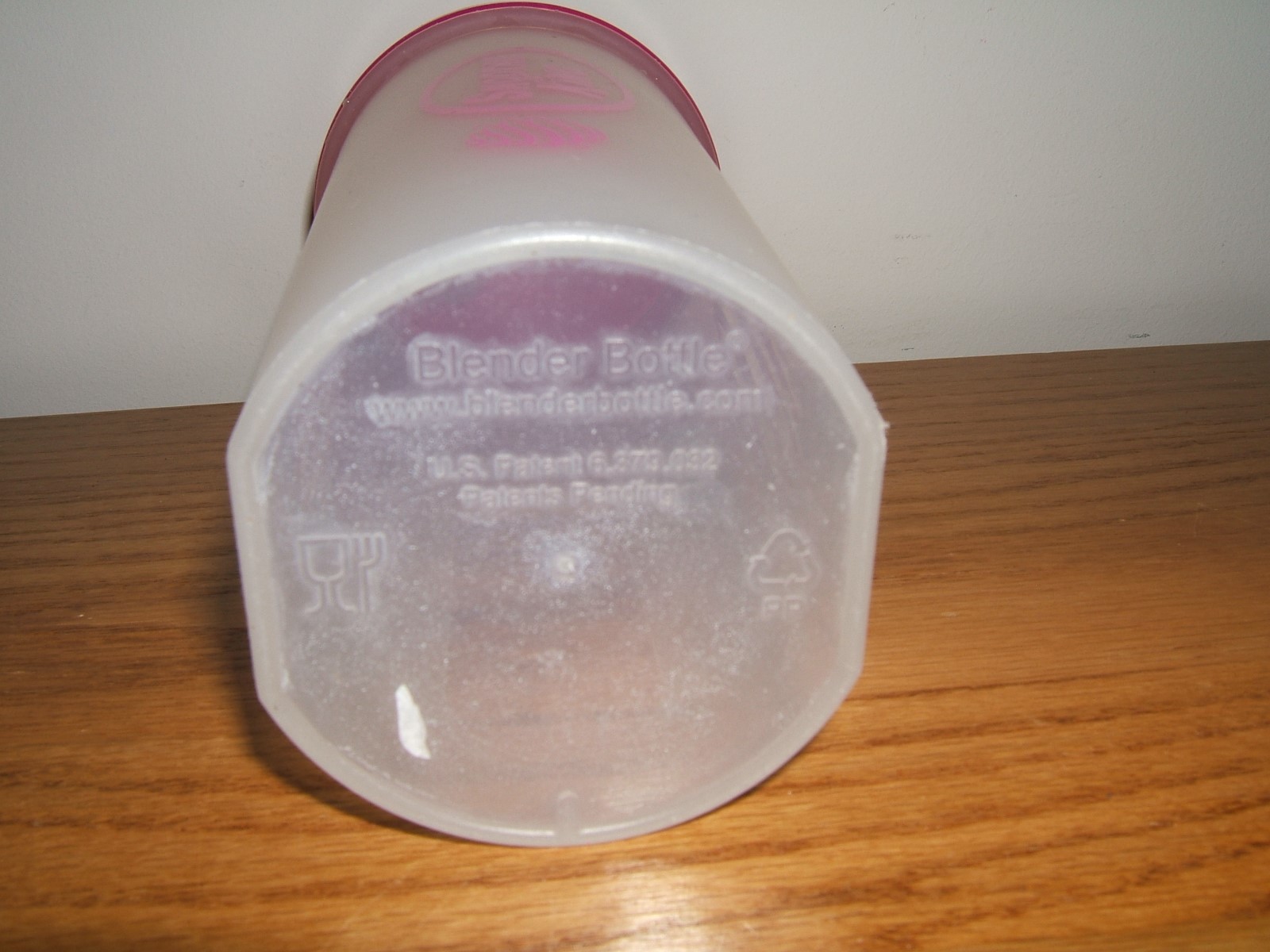 Smoothie King Water Bottle Blender Pink Shaker Smoothie Mixer Sports Container