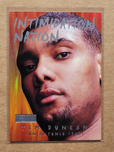 1998-99 SkyBox Premium Tim Duncan Intimidation Nation #10 Spurs Insert SP