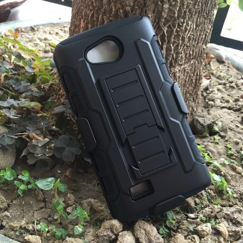 ARMOR Military Tough Kickstand Clip Case Samsung Galaxy Note 3 4 5 8 + GLASS - Image 3 of 4