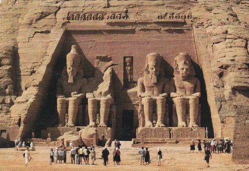 LUXOR, Ägypten - Vintage Postkarte