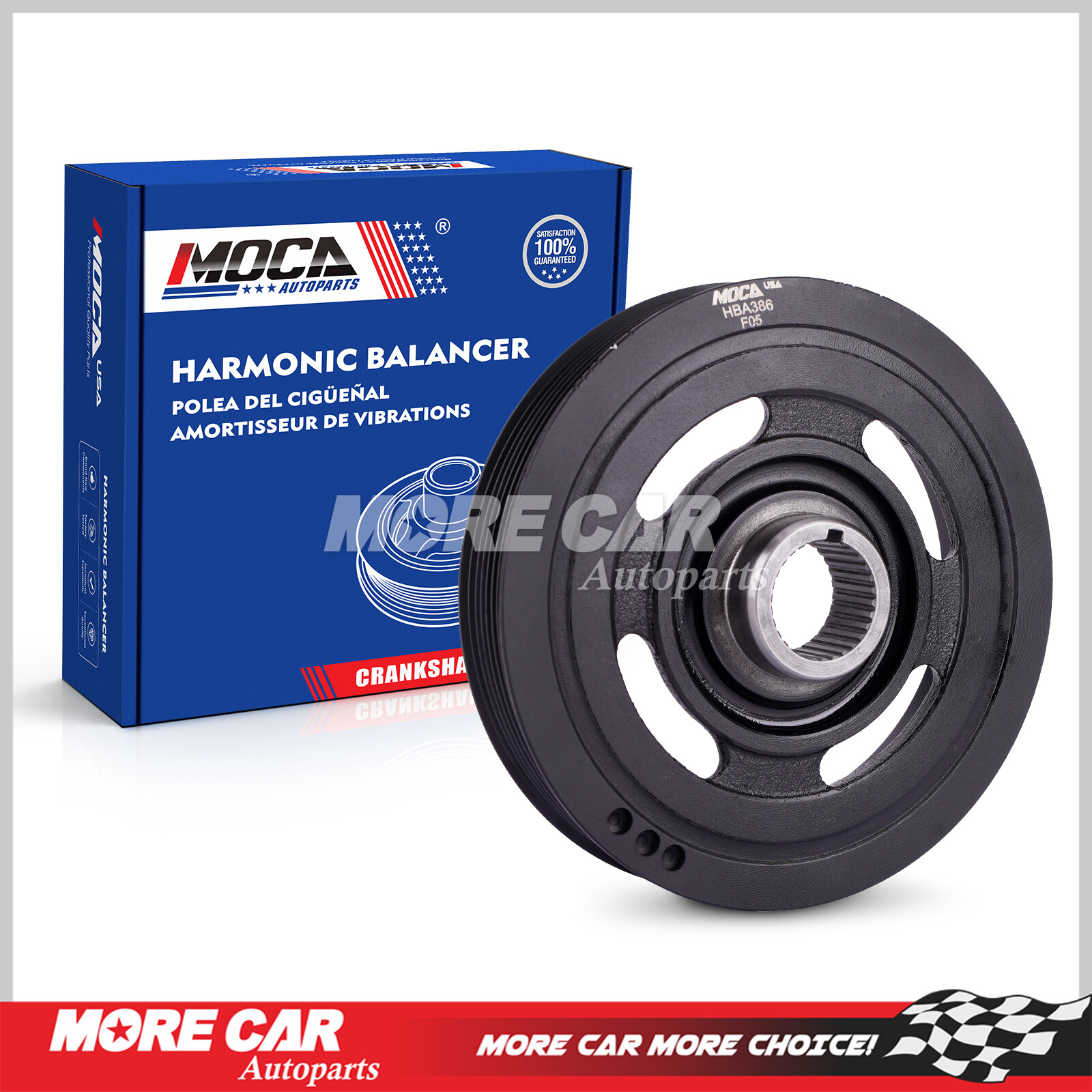 Engine Harmonic Balancer for Honda Accord CRV Crosstour 2013-2014 Acura TSX 2.4L