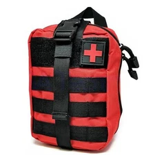 Tactical MOLLE Rip Away EMT Medical First Aid IFAK Pouch (Bag Only)