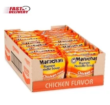 Maruchan Ramen Chicken, Instant Ramen Noodles, Ready to Eat Meals, 3 Oz, 24 Coun