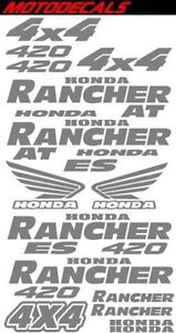 Sticker Kit Decals  For TRX420 TRX 420 Rancher Fender Tank 