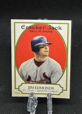 2005 Topps Cracker Jack Jim Edmonds Mini Sticker SP #223 - St. Louis Cardinals 