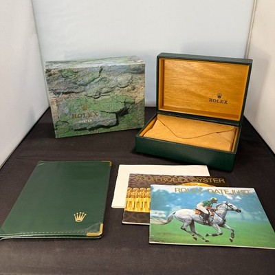ROLEX DATEJUST 68273 Watch Box Case 68.00.01 Booklet(1996) 100%Authentic YZ7920