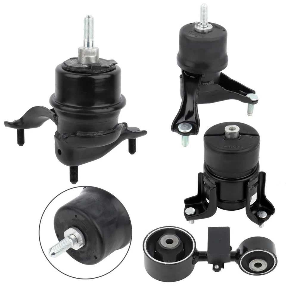 Montaje de transmisión del motor delantero 4 piezas para Toyota Camry 2,4 L 2007 2008 2009 Foto 2 de 4