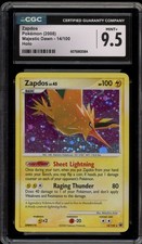 Pokemon Zapdos Majestic Dawn Holo Rare #14 CGC 9.5 on eBay