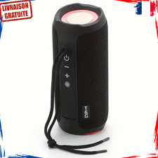 Haut-Parleur Bluetooth Enceinte Portable Sans Fil LED TWS Stéréo USB SD FM