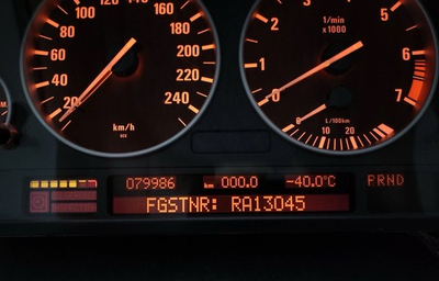 #ad BMW E39 Instrument Cluster Speedometer High BC Pixel Fixed OEM Fully Working $220.00