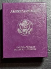 Beautiful 1990 S American Eagle Proof Silver Dollar in Box/COA