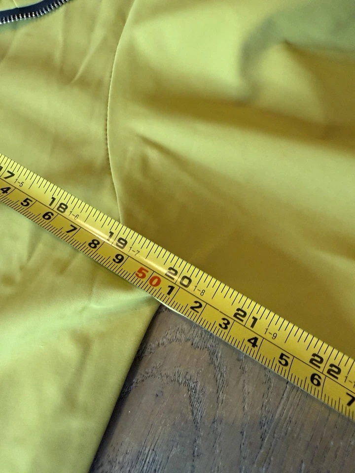 Chaqueta Jason by Comfy EE. UU. Alex TALLA XS Chartreuse Cremallera Asimétrica Lagenlook Foto 4 de 4