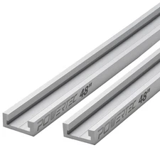 48" Miter T Track for Router Table, Works With Table Saw Sled, Miter Gauge, F...