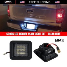 2pcs Led License Plate Light Lamp Assembly For Ford F-150 Raptor 2015-2023 White 2pcs Led License Plate Light Lamp Assembly For Ford F-150 Raptor 2015-2023 White