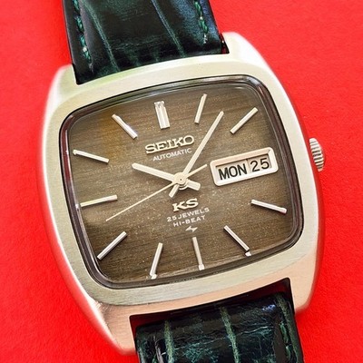 Seiko KS King Seiko Watch 1972 Rare Grey Dial Automatic 5246-5010