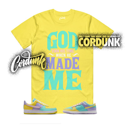 Dunk Easter Air Force 1 Emerald Rise Yellow Pink Foam Low T Shirt Match GTHT