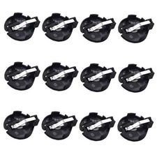 Coin Cell Battery Holder Pack of 12 CR2032 2025 2015 with 2 Pin Mount