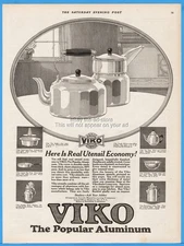 1922 Aluminum Goods Manufacturing Co Manitowoc WI Viko Cookware Kitchen Ad
