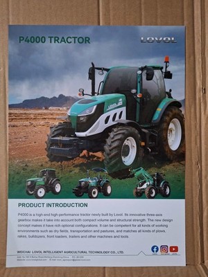 Lovol P 4000 Brochure Tractor Tractor English