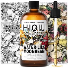 HIQILI Water Lily Moonbeam Fragrance Oil for Diffuser, Candles, Soap, Perfume 5o