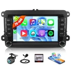7'' Touchscreen Wireless Carplay Android Auto Stereo for VW Passat Jetta Golf
