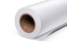 3.4mil Matte White Vinyl Air Egress High-Tack Permanent Adhesive 5-Year