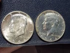 1964 Kennedy Half Dollars  - Two Coins Philadelphia and Denver Mints #2