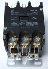 LIEBERT E 0110 HF XMCO 253 EC 24 VAC 3 Pole Contactor