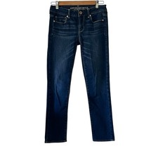 American Eagle Skinny Stretch Denim Jeans Size 2 Short Low Rise