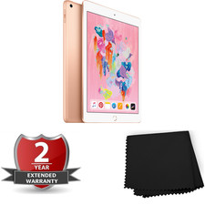 Apple iPad 6th Gen. 32GB, Wi-Fi  Cellular 9.7in - Gold Bundle