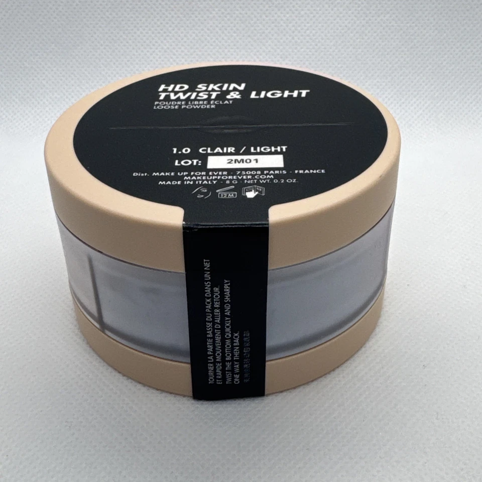 Make Up For Ever HD Skin Twist & Light Loose Powder 1.0 Clair/Light 0.2 OZ - Image 4 of 4