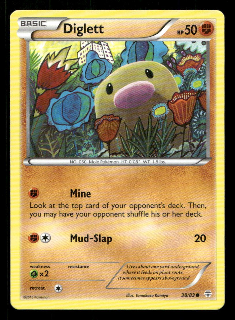 Diglett Generations 38/83 LP Pokemon