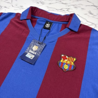 Vintage FC Barcelona 1980-1981 Football Shirt Fan Jersey Very Rare