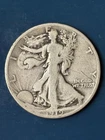 1919-S Walking Liberty Half Dollar, Semi Key Date- 90% Silver. VG-F12