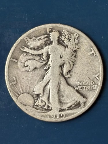 Photo of a 1919-S Walking Liberty Half Dollar from an eBay listing that sold on Jul 20, 2026