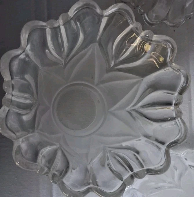 Frosted Glass Floral Ceiling Fan Chandelier Wall Sconce Pendant Light Shades 4 - Image 3 of 4