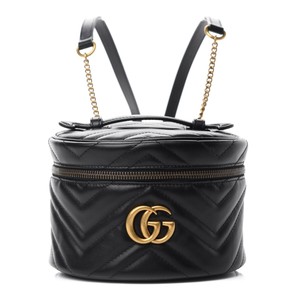 gucci gg marmont leather backpack