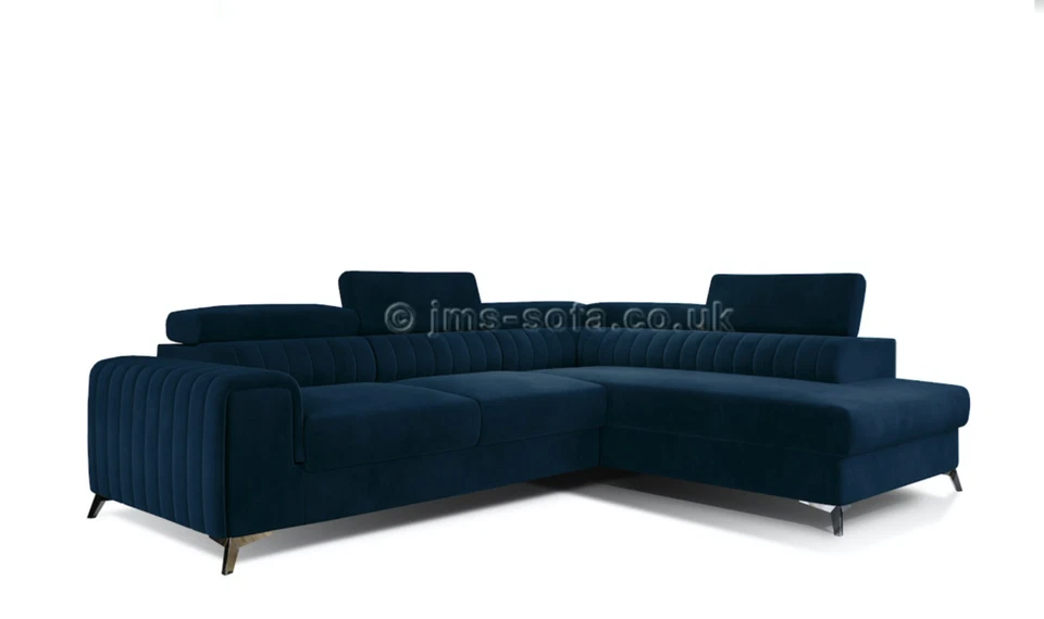 JMS SOFA Corner Sofa bed LIAM - fabric Water Repellent , Delivery to Scotland !