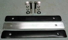 Diving board mounting kit: alum. strap, two seals, 4-1/2" bolts, with 1-1/4" f/w