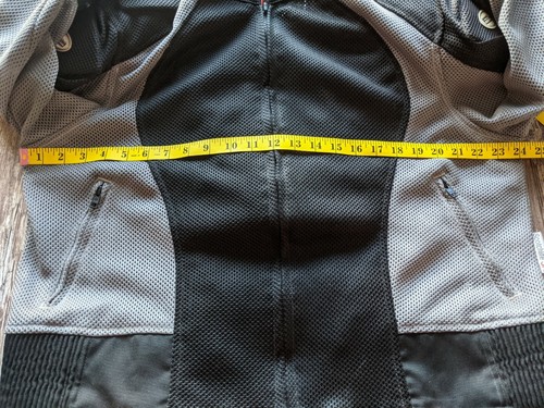 FIRST RACING Black Mesh Padded 2XL ? XL Biker riding Men Jacket Moto motorcycle - Picture 10 of 11