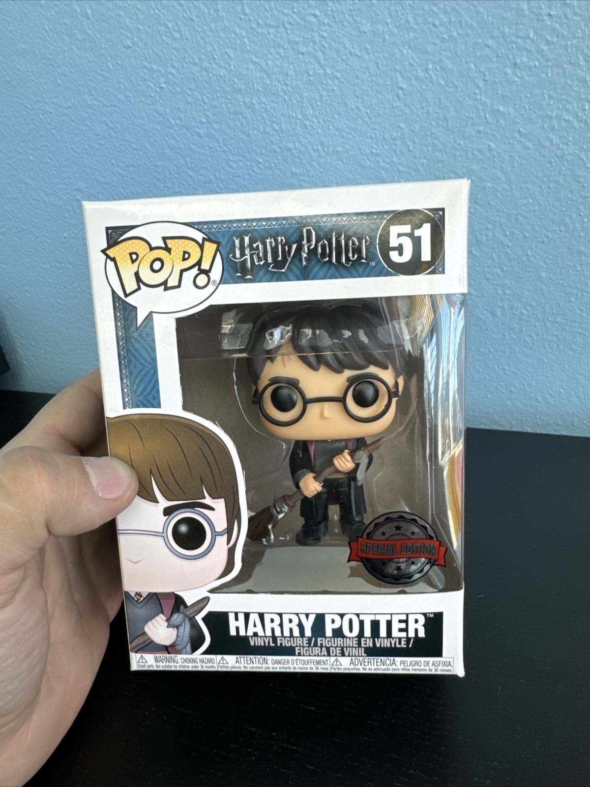 Funko Pop! Vinyl: Harry Potter - Harry Potter (W/ Firebolt) - Box Lunch...