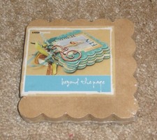 Kaiser Craft "beyond the page" Pressed Wood Mini Scalloped Album