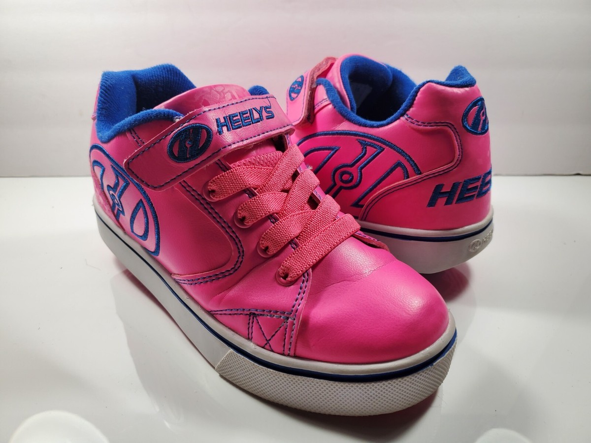 Heelys Vopel X2 Skate Blue/Bright Pink Sneaker Shoes - Size 2Y | eBay